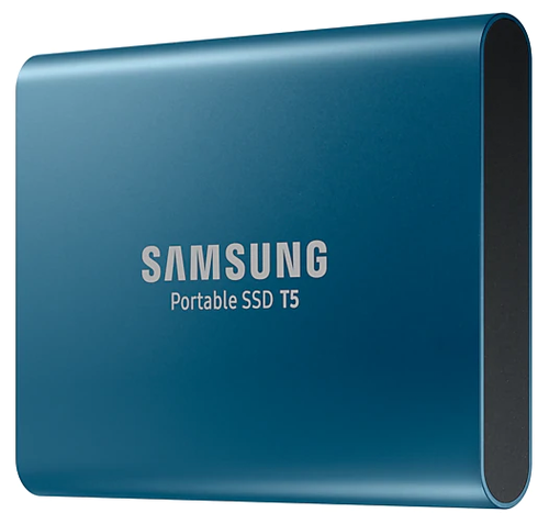 2 ТБ Внешний портативный твердотельный SSD накопитель Samsung T5 (MU-PA2T0B/WW) USB 3.1, черный