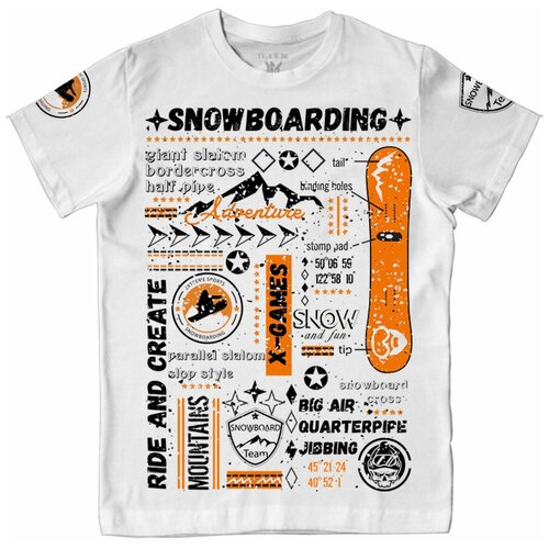 фото Футболка со сноубордом макс экстрим