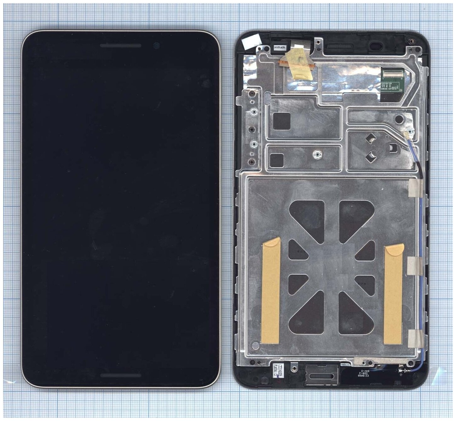 Модуль (матрица + тачскрин) для Asus FonePad 7 FE375CXG черный с рамкой