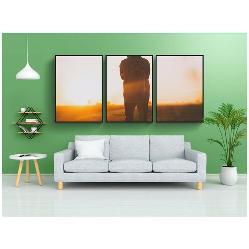 фото Набор модулных постеров для интерьера "люди, человек, парень" 60x90 см. в тубусе, без рамки lotsprints