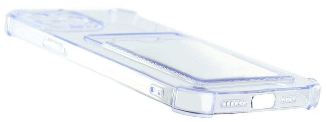 Чехол защитный усиленный TPU LuxCase для Apple iPhone 13 Pro, Светло-голубой, 1 - фото №4