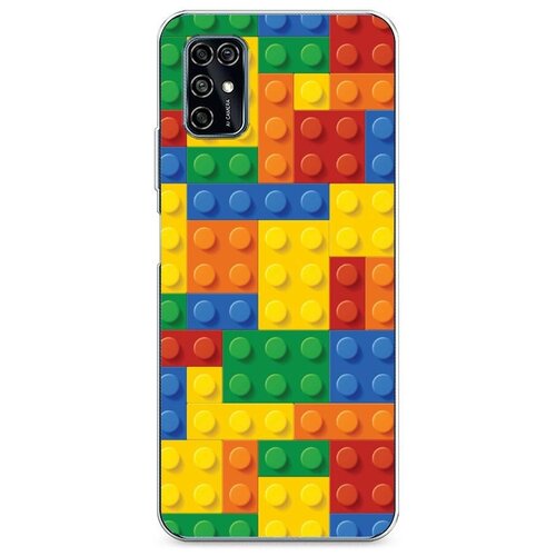 фото Силиконовый чехол "лего" на zte zte blade v2020 smart / зте блейд в2020 смарт case place