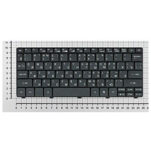 Клавиатура для ноутбука Acer Aspire One 521 532H AO532H черная клавиатура для ноутбука acer aspire one 521 532h ao532h черная
