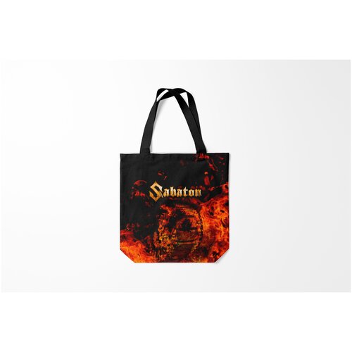 фото Сумка-шоппер / 40х40 см / разная музыка / металл sabaton burnettie