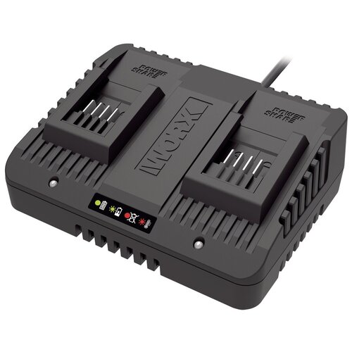Двойное зарядное устройство WORX WA3772 20В 21A 3990₽
