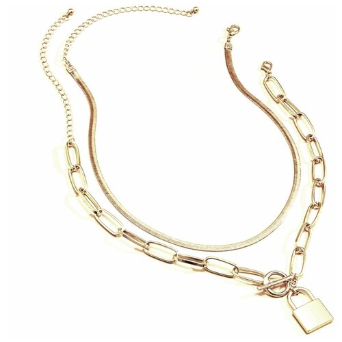 фото Многослойное колье "замок", в наборе 2 колье 83007-2 лавка самоцветов