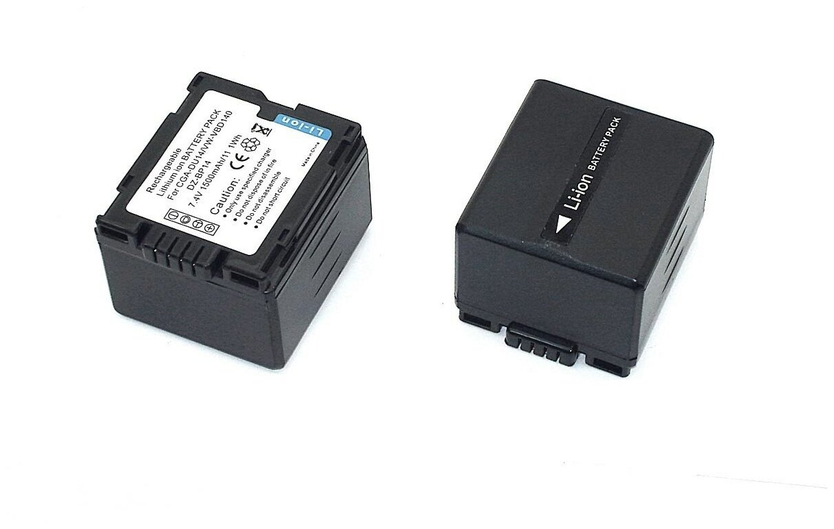 Аккумулятор для фотоаппарата Panasonic NV-GS10 (CGA-DU14) 7,2V 1500mAh