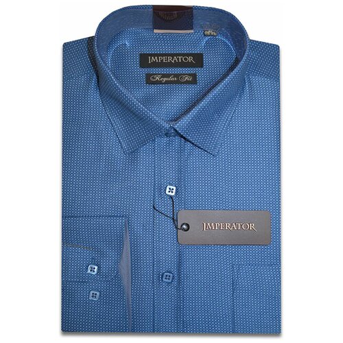 фото Рубашка мужская imperator twist 10, рос.р-р: 54/xl (178-186, 43 ворот)