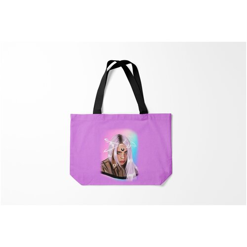 фото Сумка-шоппер / 46х35 см / разная музыка / billie eilish burnettie