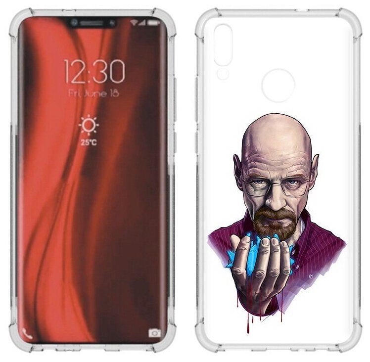 Чехол задняя-панель-накладка-бампер MyPads разработчик для Huawei Honor 8X (JSN-L21) 6.5 противоударный