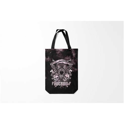 фото Сумка-шоппер / 31х42 см / рок / разный powerwolf burnettie