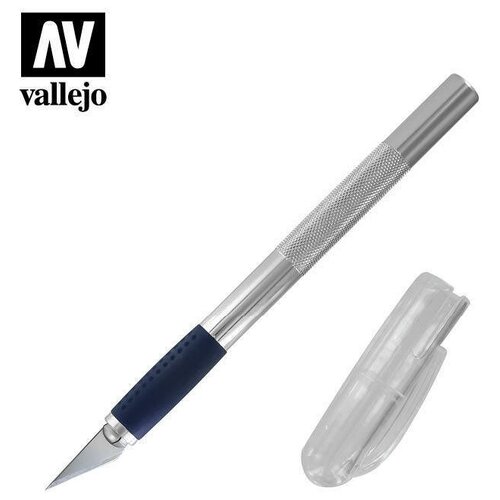 фото Модельный нож vallejo tools: deluxe modeling knife no.1 with blade no.11 acrylicos vallejo