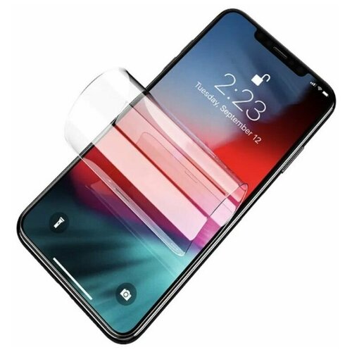 Комплект 2 шт. Гидрогелевая защитная пленка (не стекло) для IPhone 12 / IPhone 12 pro , матовая, на дисплей.