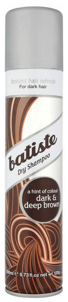 Batiste Dark Deep Brown Шампунь сухой для темных волос 200 мл