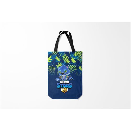 фото Сумка-шоппер / 31х42 см / геймерам / brawl stars werewolf в лето. burnettie