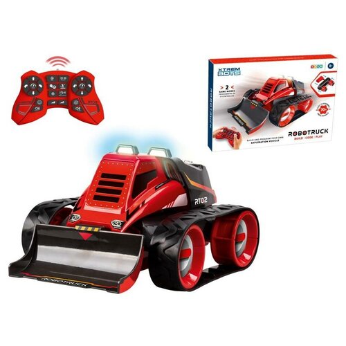 Машина-конструктор STEM XTREM BOTS Robotruck XT380971 xtrem bots интерактивный робот конструктор xtrem bots robotruck на радиоуправлении xt380971