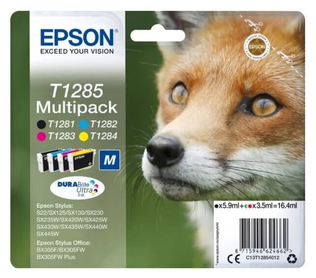 Комплект картриджей Epson T1285