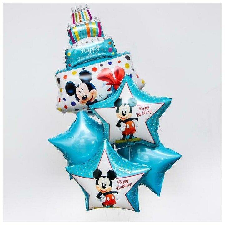 Disney Набор фольгированных шаров «Happy Birthday», Микки Маус 36"