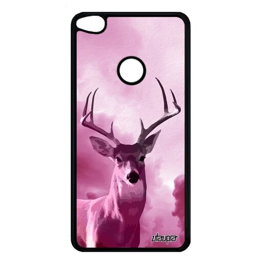 фото Модный чехол на смартфон // huawei p9 lite 2017 // "олень" лань лось, utaupia, розовый