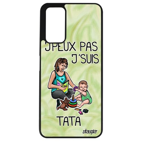 фото Модный чехол на мобильный // honor 10x lite // "не могу - стала тетей!" шутка карикатура, utaupia, светло-зеленый