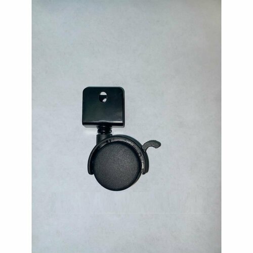 Мебельное колесо TOR поворотное TWHB 40 40 мм с п-образным креплением и тормозом