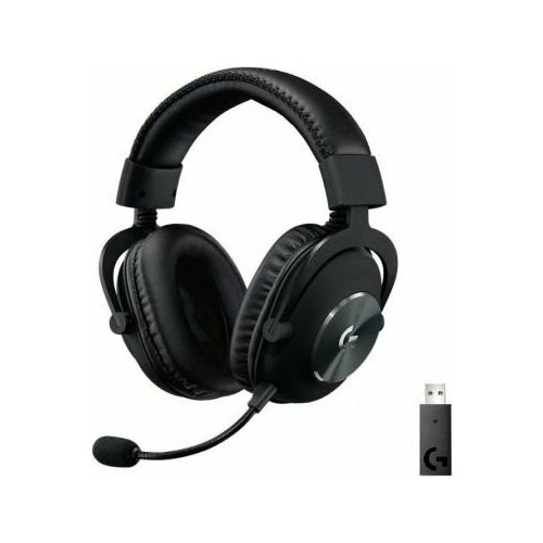 Наушники с микрофоном Logitech G Pro X черный 2м мониторные Radio оголовье 910-000909 2503700₽