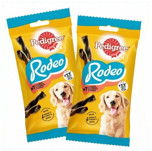 Лакомство для собак , Pedigree, Rodeo, 2шт по 123гр