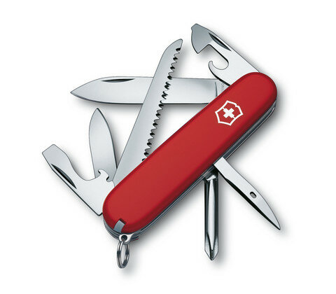 Нож перочинный Hiker Victorinox, 91 мм, 13 инструментов, красный