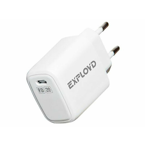 Зарядное устройство Exployd PD 3A 20W White EX-Z-1376 зарядное устройство exployd shaft type c 8 pin pd 3a 20w white ex z 1337