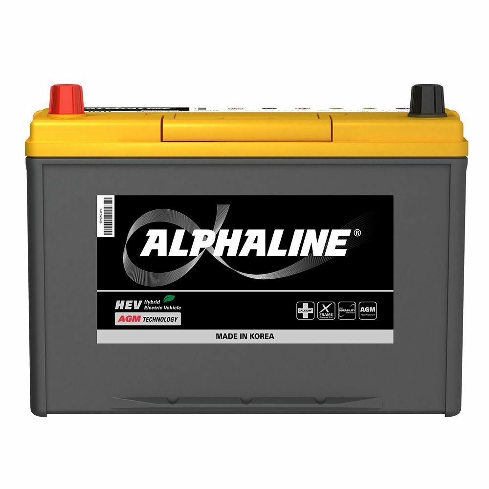 Аккумулятор автомобильный ALPHALINE AGM AX D31R 90Ач L+ EN800A 306x173x225 B01