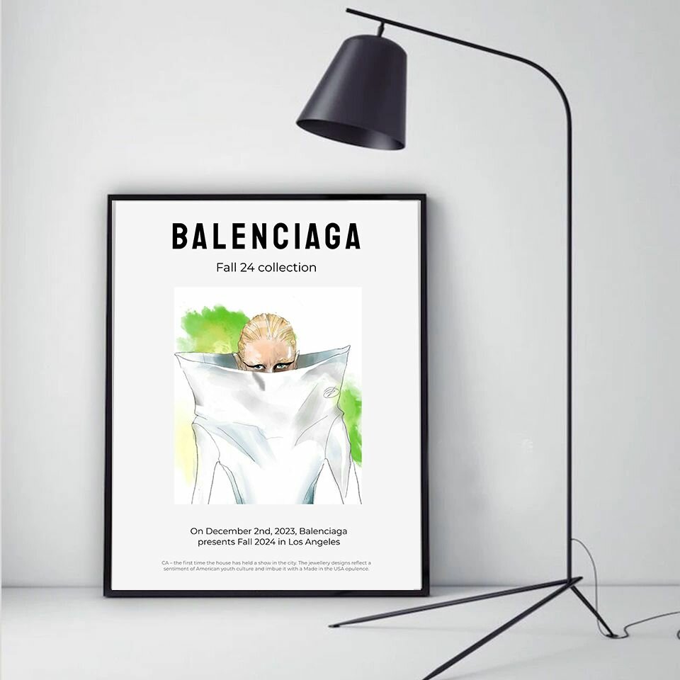 Постер, плакат на стену Balenciaga