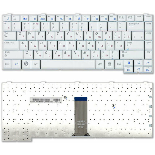 Клавиатура для Samsumg Q310 белая клавиатура для ноутбука samsumg q310 белая