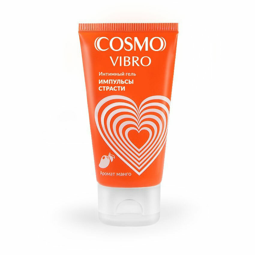 Возбуждающий интимный гель Cosmo Vibro с ароматом манго - 50 гр.