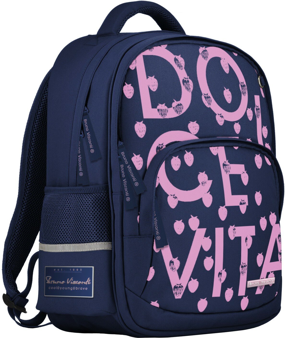 Рюкзак с эргономической спинкой DOLCE VITA, синий