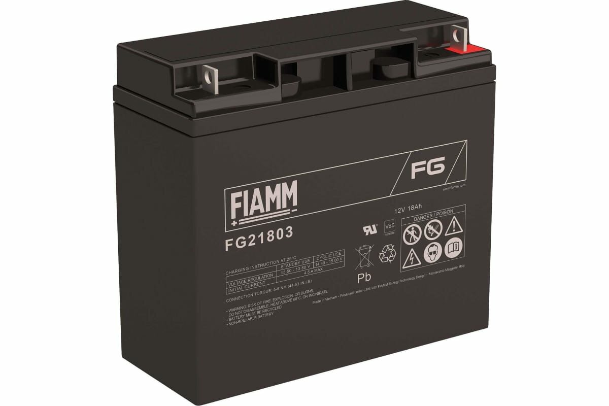 FIAMM Аккумуляторная батарея 12В - 18Ач FG21803