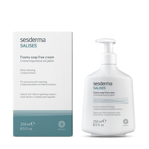 фото Sesderma крем-пенка для умывания salises foamy soap free cream, 300 мл, 200 г