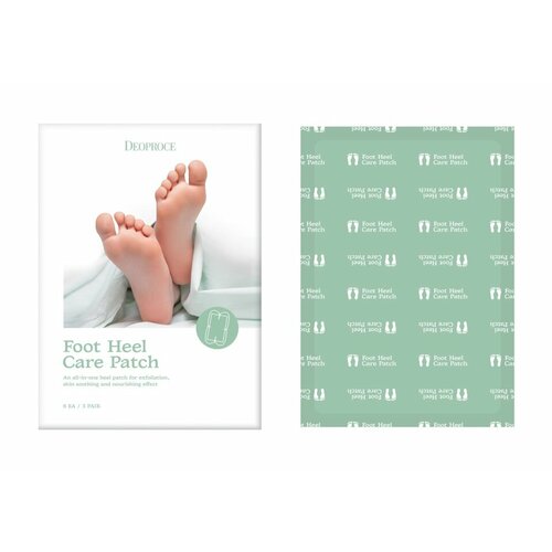 DEOPROCE FOOT HEEL CARE PATCH Увлажняющие и восстанавливающие патчи для пяток 3 пары 679₽