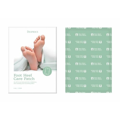 DEOPROCE FOOT HEEL CARE PATCH Увлажняющие и восстанавливающие патчи для пяток (3 пары)