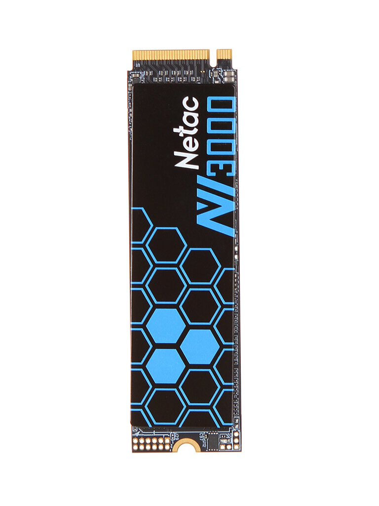 SSD жесткий диск M.2 NETAC NT01NV3000-1T0-E4X, 1 ТБ, M.2 2280, PCIe 3.0 x4, NVMe