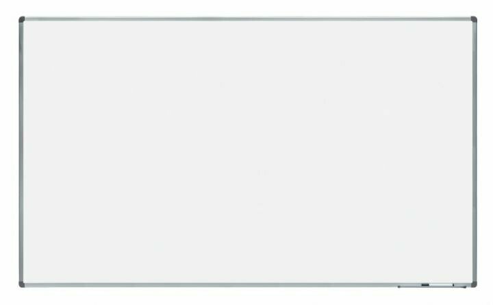 Демонстрационная доска Rocada алюминий магнитно-маркерная лак 120x200см алюминиевая рама белый - фото №2