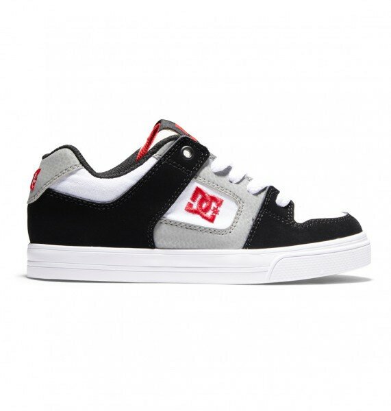 фото DC Shoes Детские кеды DC Pure, Цвет white/black/red, Размер 32