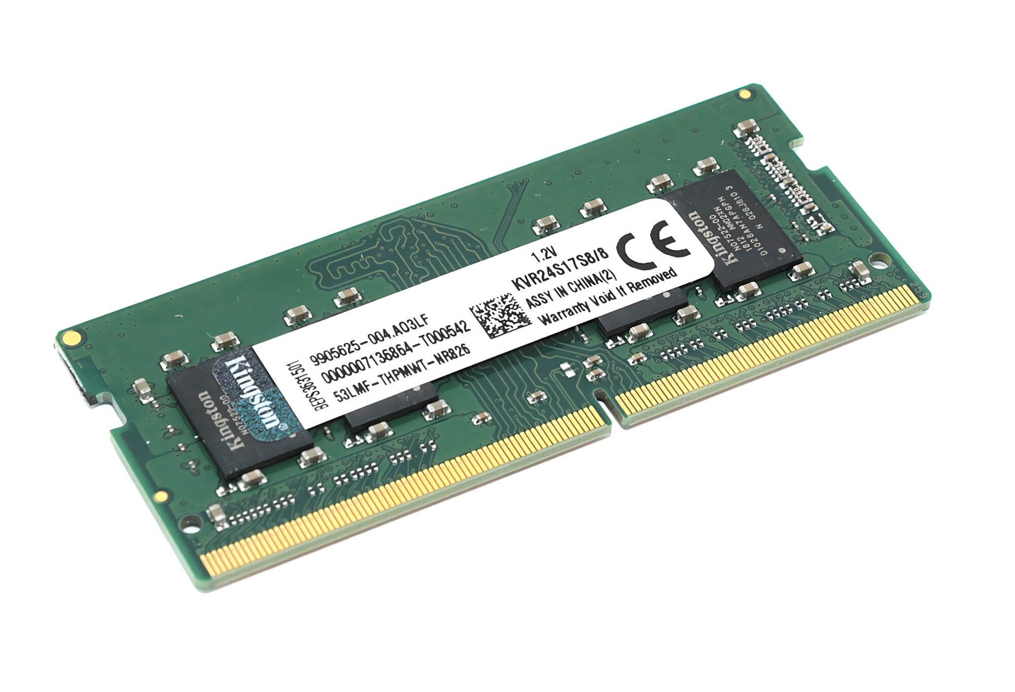 Память Kingston DDR4 SODIMM 8Gb 2400MHz