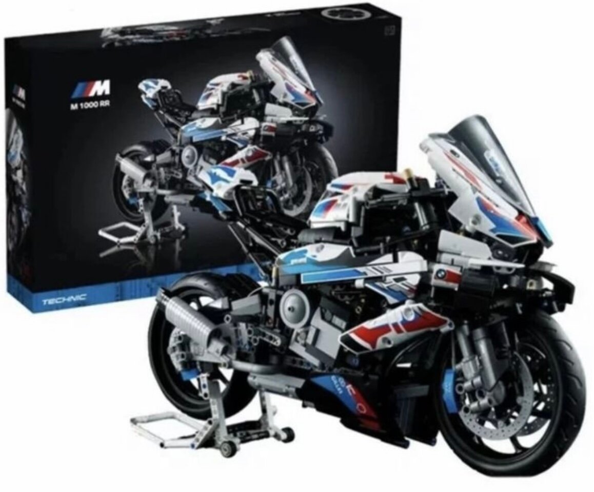 Конструктор Техник Мотоцикл BMW M 1000 RR Lion King 2118 / совместим с Лего Technic, 1920 деталей