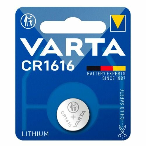 CR1616 Батарейка VARTA Electronics Lithium, 1 шт.