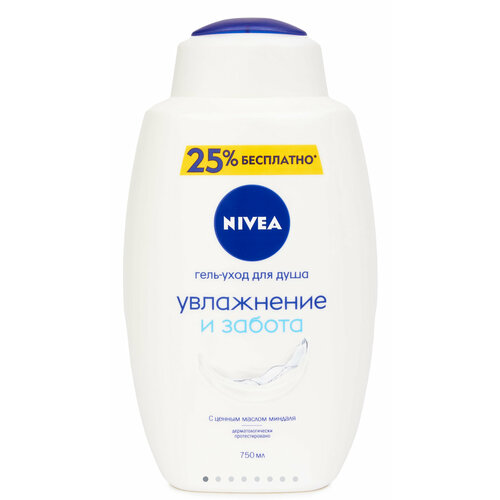 Крем-гель для душа NIVEA Увлажнение и забота, 750 мл - 2 шт.