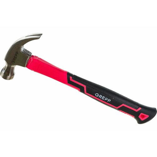 Ladina Молоток-гвоздодер фибергласовая двухкомпонентная рукоятка, 227 г. 303-001