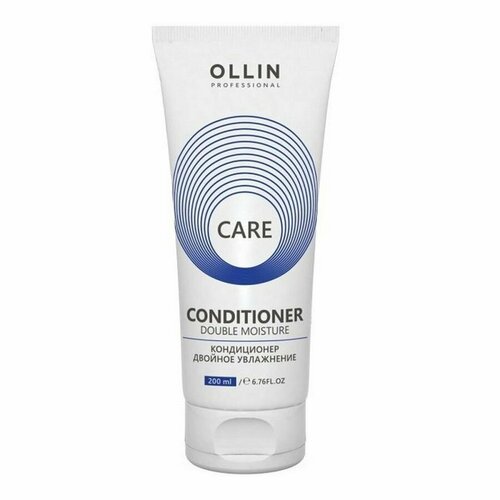 Ollin Кондиционер двойное увлажнение / Care Moisture Conditioner, 200 мл кондиционер для волос двойное увлажнение care conditioner double moisture кондиционер 1000мл