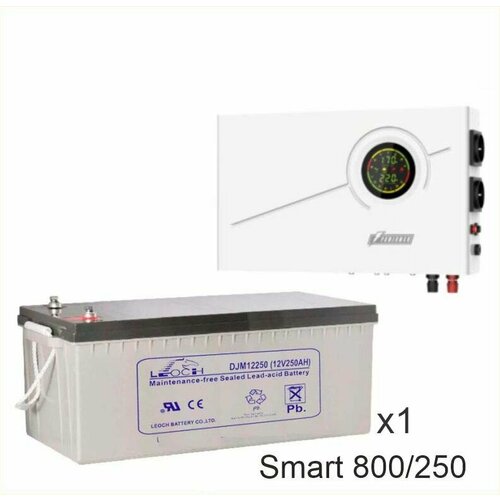 ИБП Powerman Smart 800 INV + LEOCH DJM12250