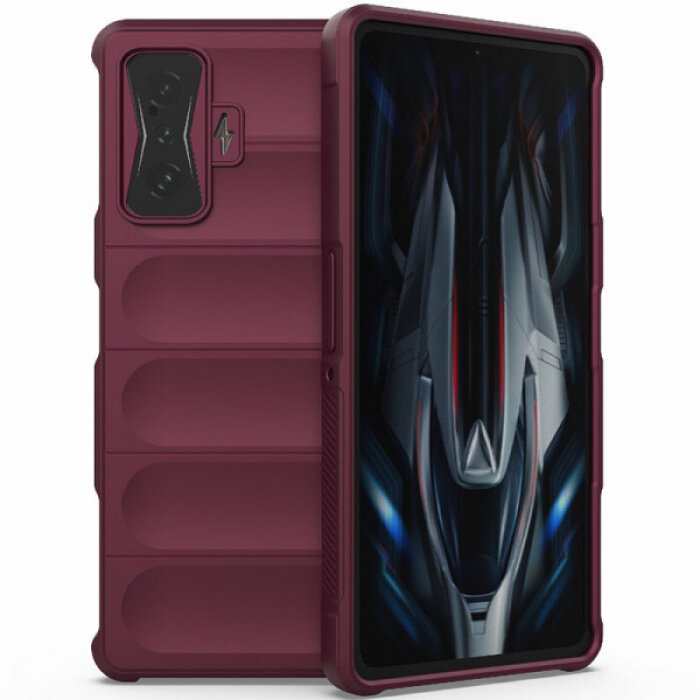 Flex Silicone Противоударный чехол для Xiaomi Poco F4 GT с защитой камеры и микрофиброй