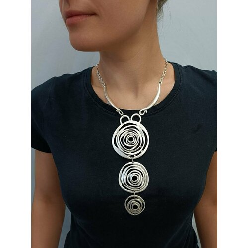 Колье Svetti длина 58 см серебристый 1587₽